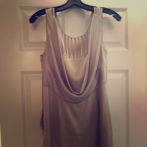 Cream silk low back Alexander Wang dress